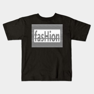 Fashion Black and White Kids T-Shirt